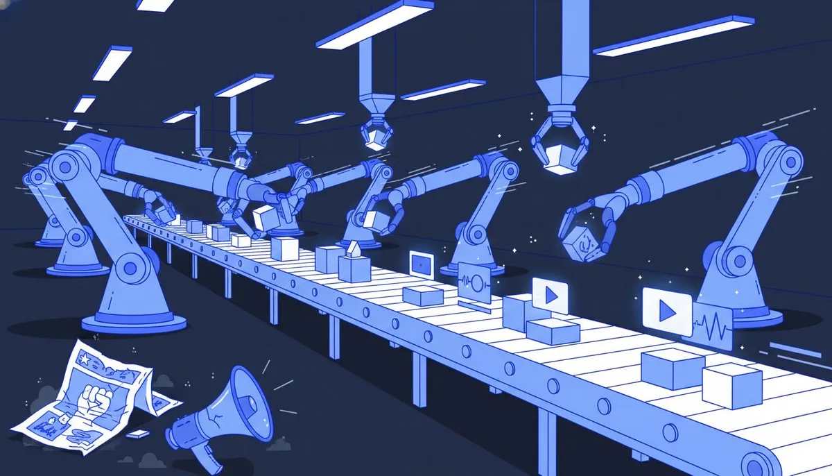 Visual representation of creative portfolio management approach